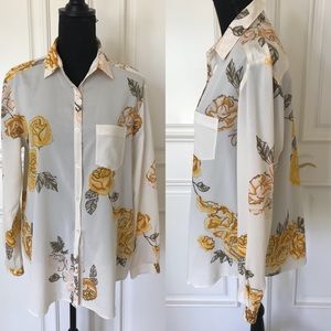 Frenchie Floral Blouse